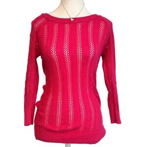 So Clothing Size Small Vintage Knitted Sweater Lightweight Perfect Layering Top